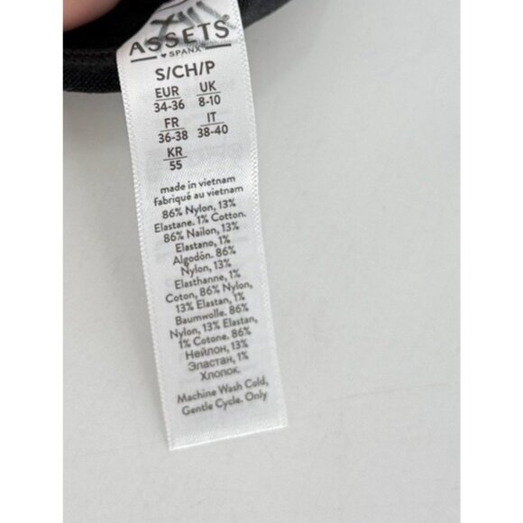 NWT Assets By SpanX Women's Black One Piece Bodysuit Sz Sm, A Whole Lot Shaping - Picture 6 of 6